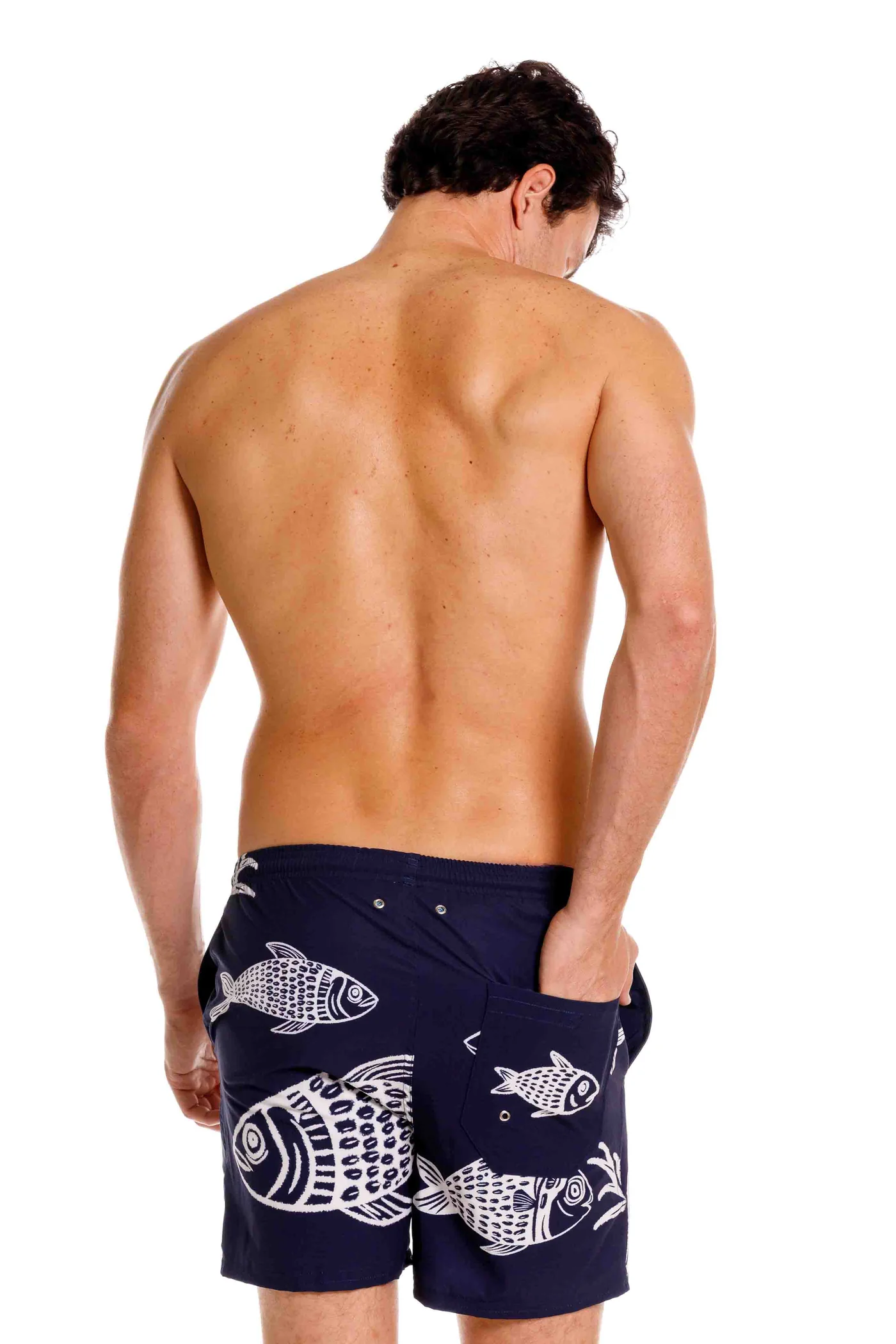 Pantaloneta Fisherman Dark Blue – foto 2